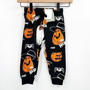 H&M Black Halloween Pumpkins Pants